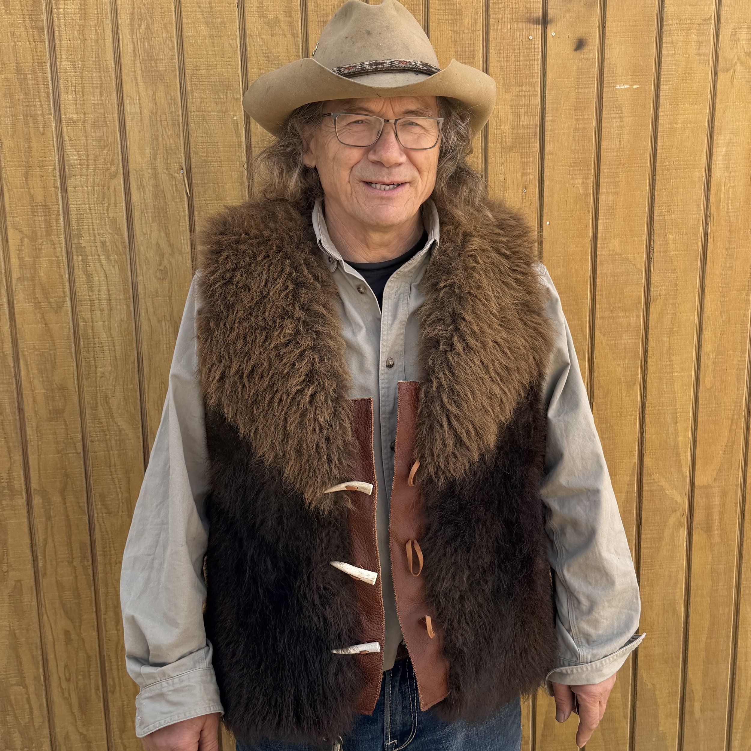 Bison Hide Vest