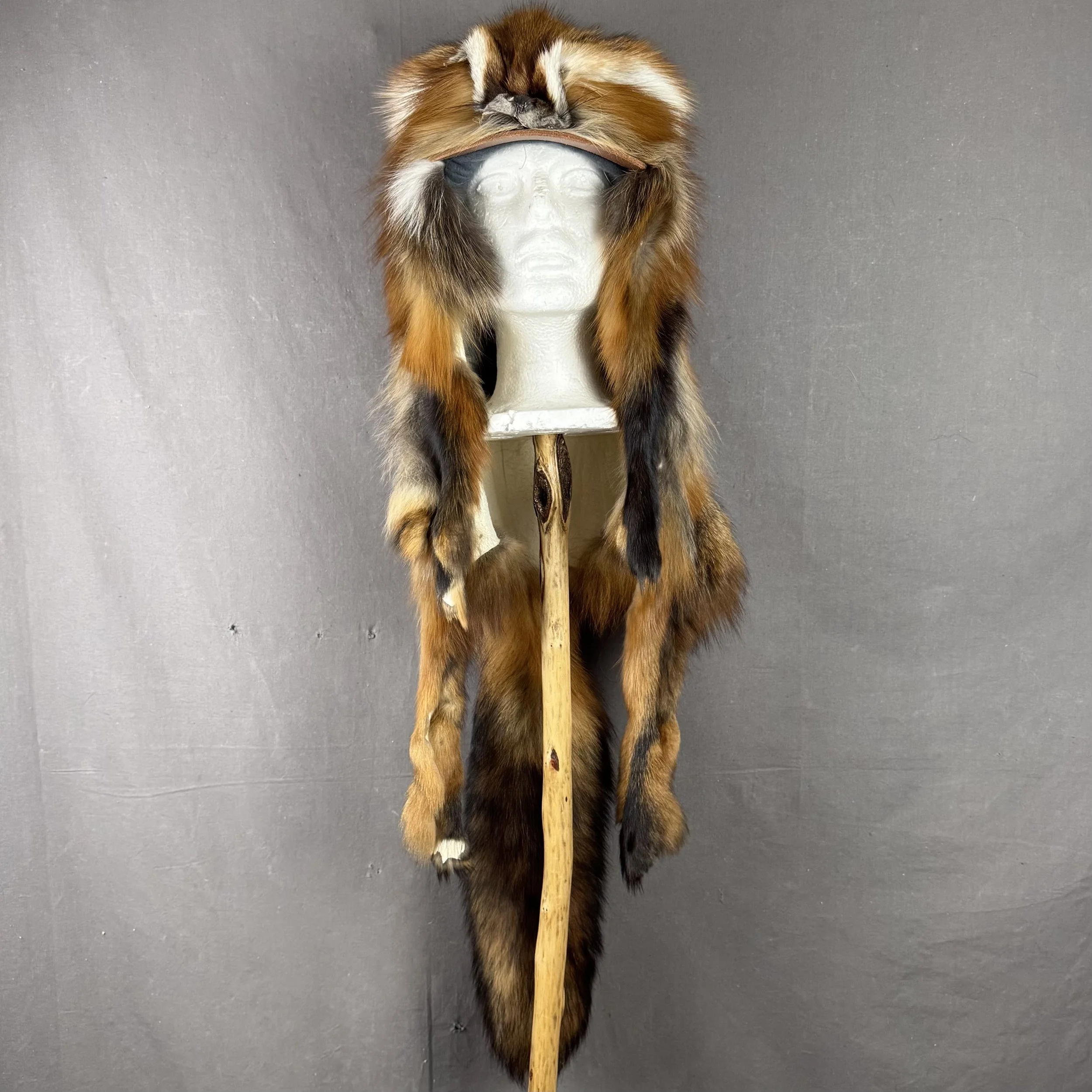 Red Fox Mountain Man Hat with bill