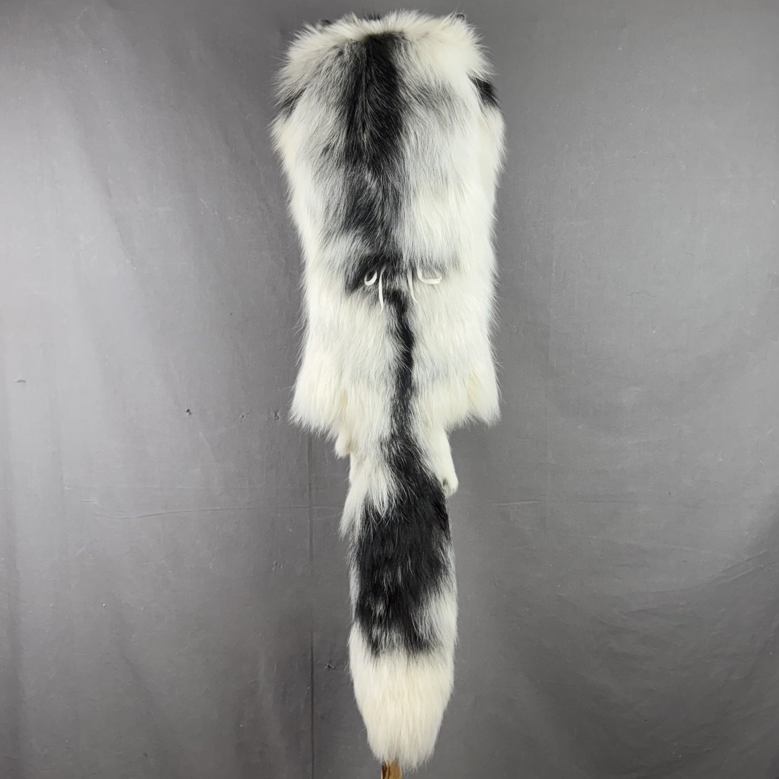 Marble Fox Mountain Man Hat with Realistic Features
