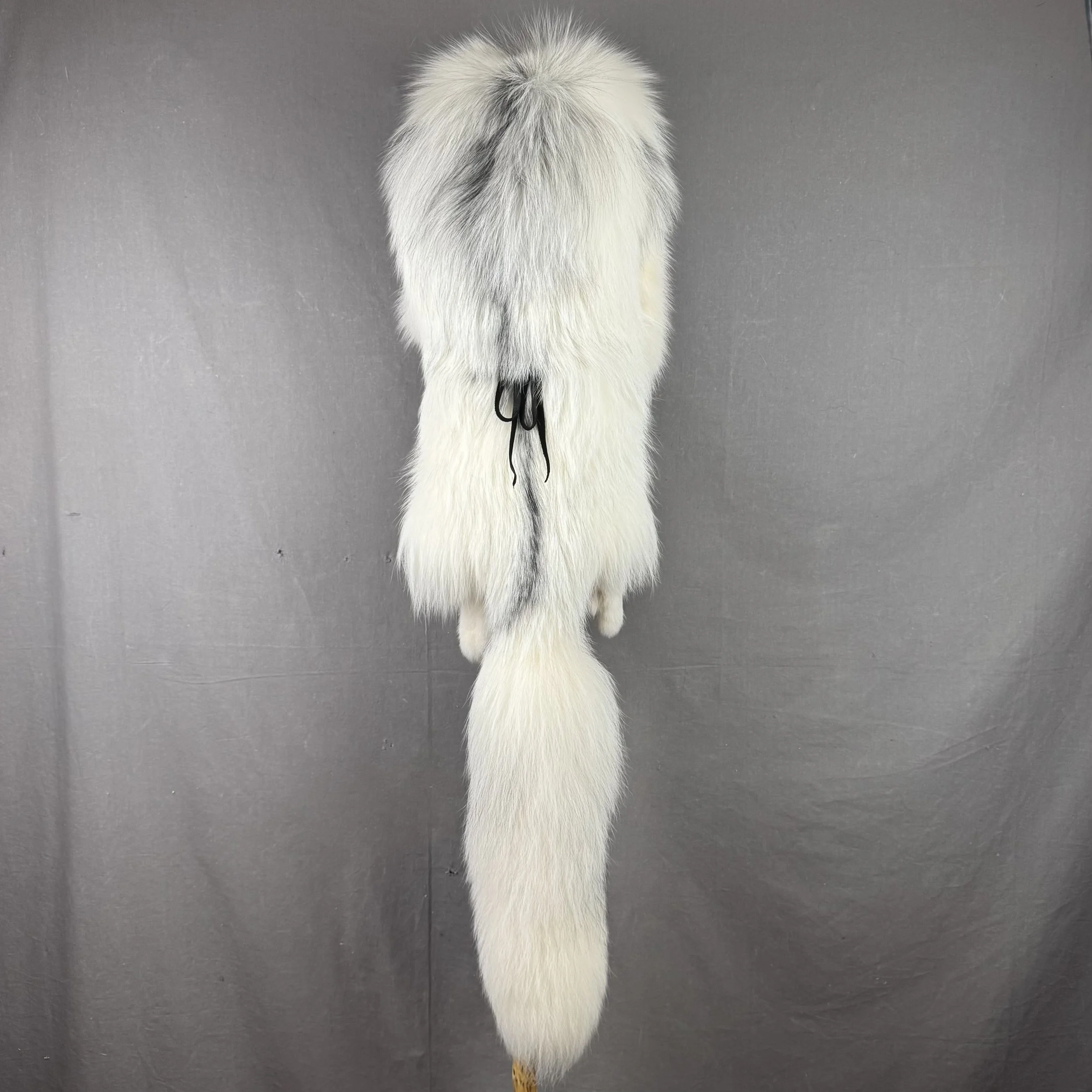 Marble Fox Mountain Man Hat with Bill, Legs, and Tail
