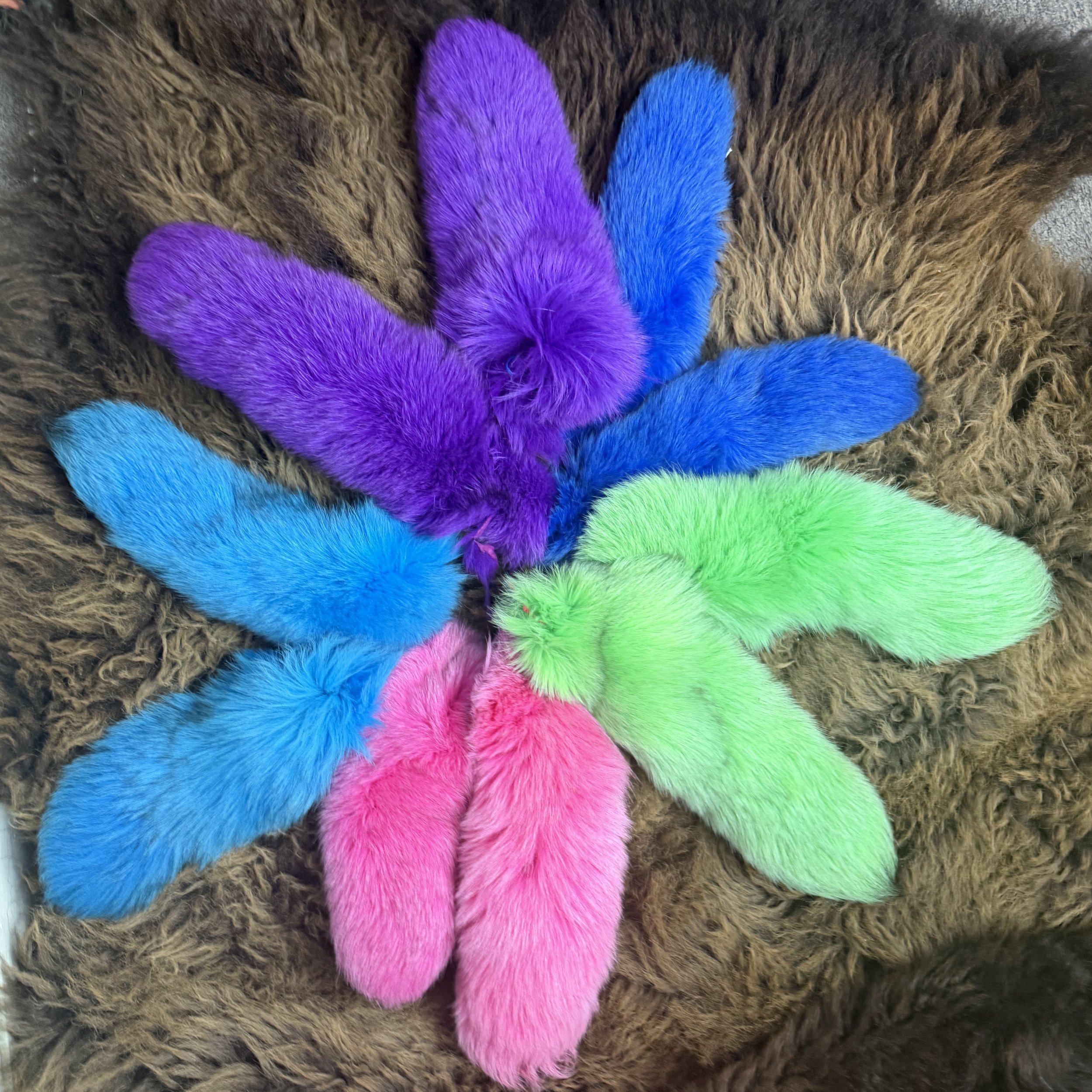 Fox Tail "Dyed"