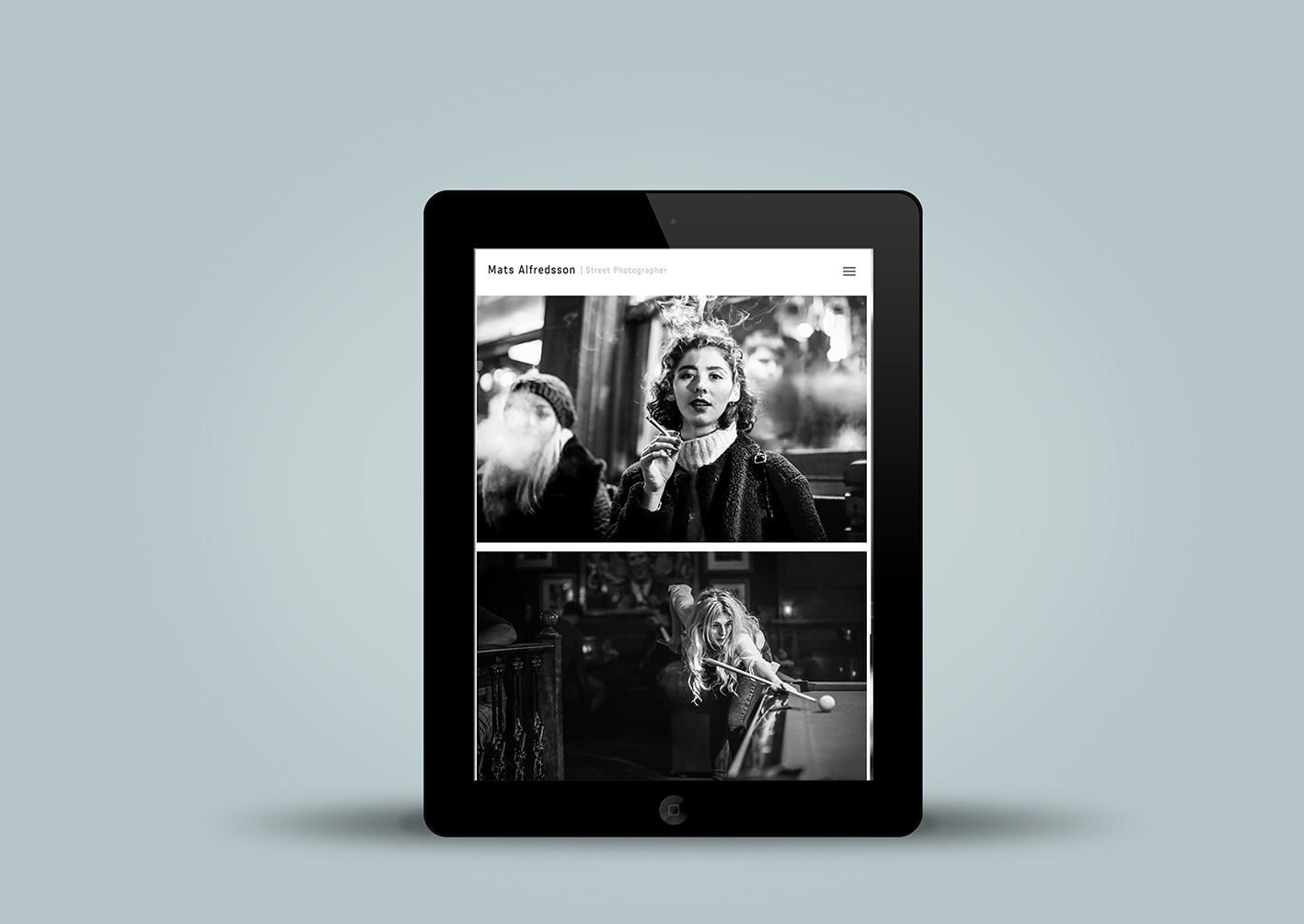 Mats Alfredsson is a street photographer from Boras, Sweden. Mats travels all over the world, taking pictures of moments in people's everyday lives. He approached me when he was in need of a new website to promote some of his best pictures. The final design led us to a minimal and easy to navigate website, with his images as the focal point. matsalfredsson.com