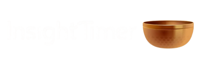 Insight Timer logo with a wooden bowl icon