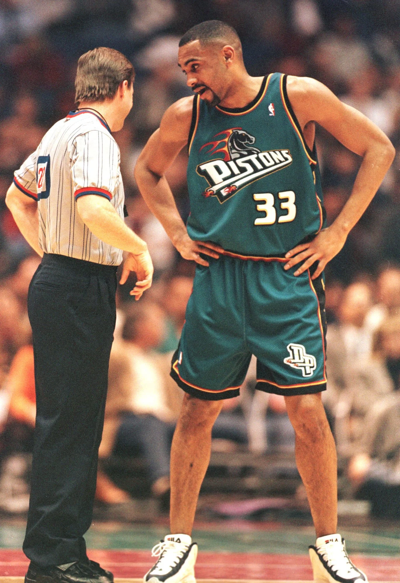 The Ref should never be dressed better than the pros on the court.....Cool FILA's though.