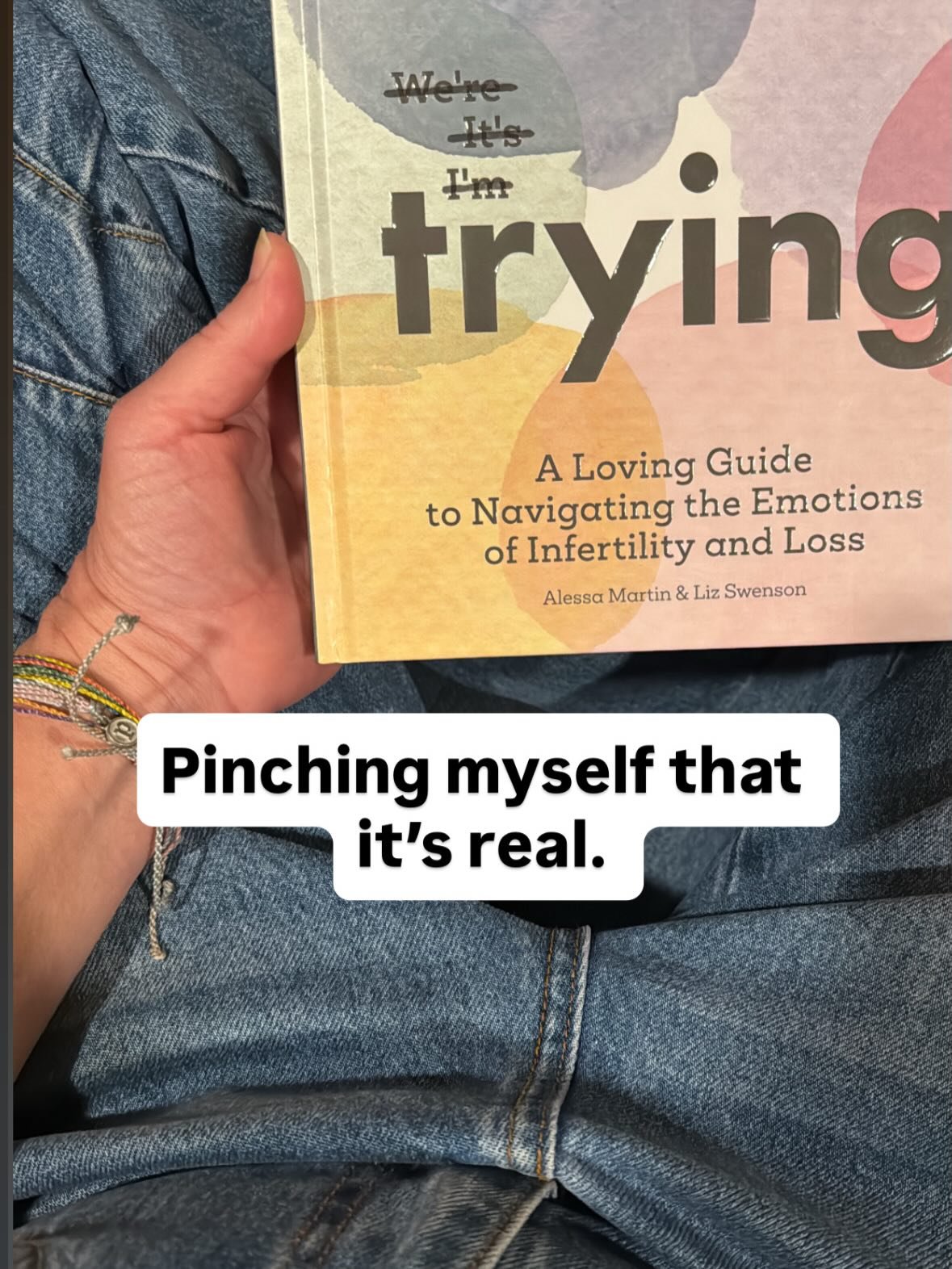 My goodness I am grateful for all the women and families willing to share their stories, for Alessa who persevered through the impossible to make this book. I&rsquo;m just so grateful to be a part of this book. It&rsquo;s stunning. #infertility #ttc 