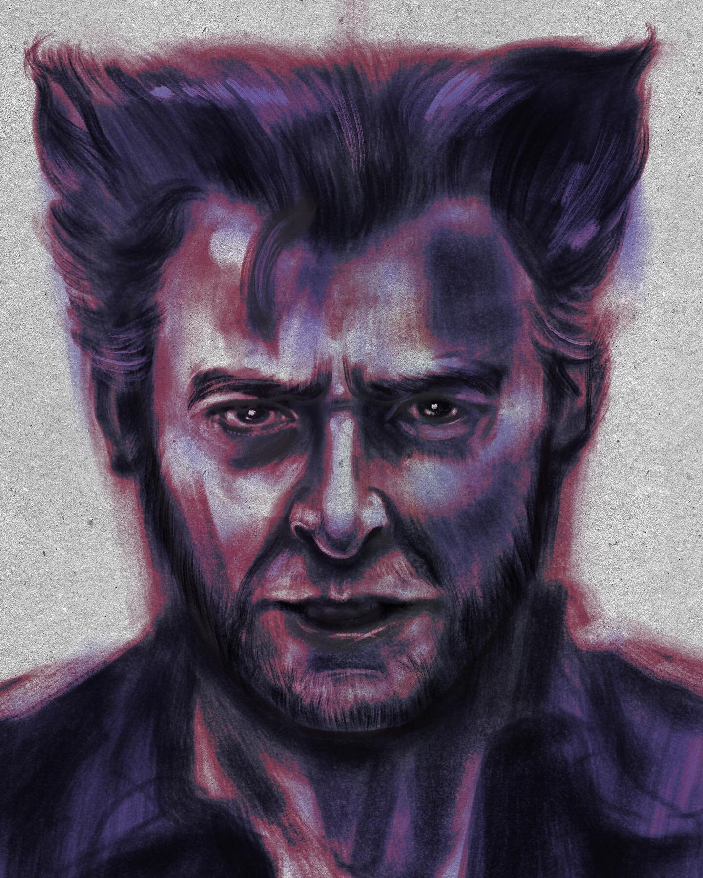 I promise I&rsquo;ll draw him with the claws next time!!! I just wanted to draw his hair lol 
Again there are 2 versions because I am very indecisive 🤷&zwj;♀️😗✌️ Enjoy! 

#wolverine #logan #xmen