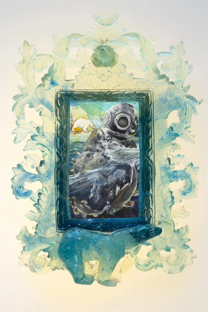 Sufacing_gouache and resin_22x30cm_2018