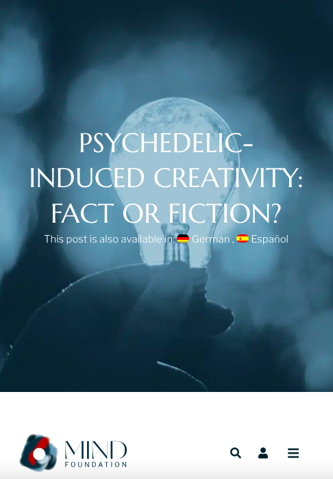 Psychedelic induced creativity: Fact or Fiction?