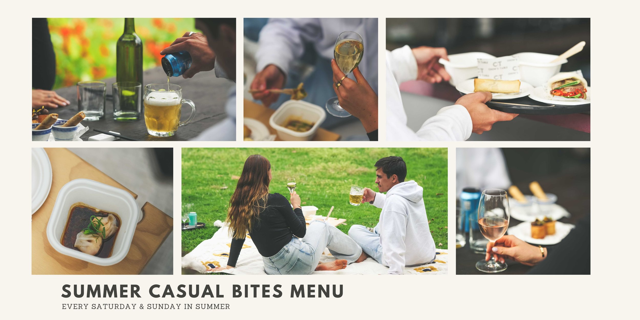 SUMMER CASUAL BITES MENU