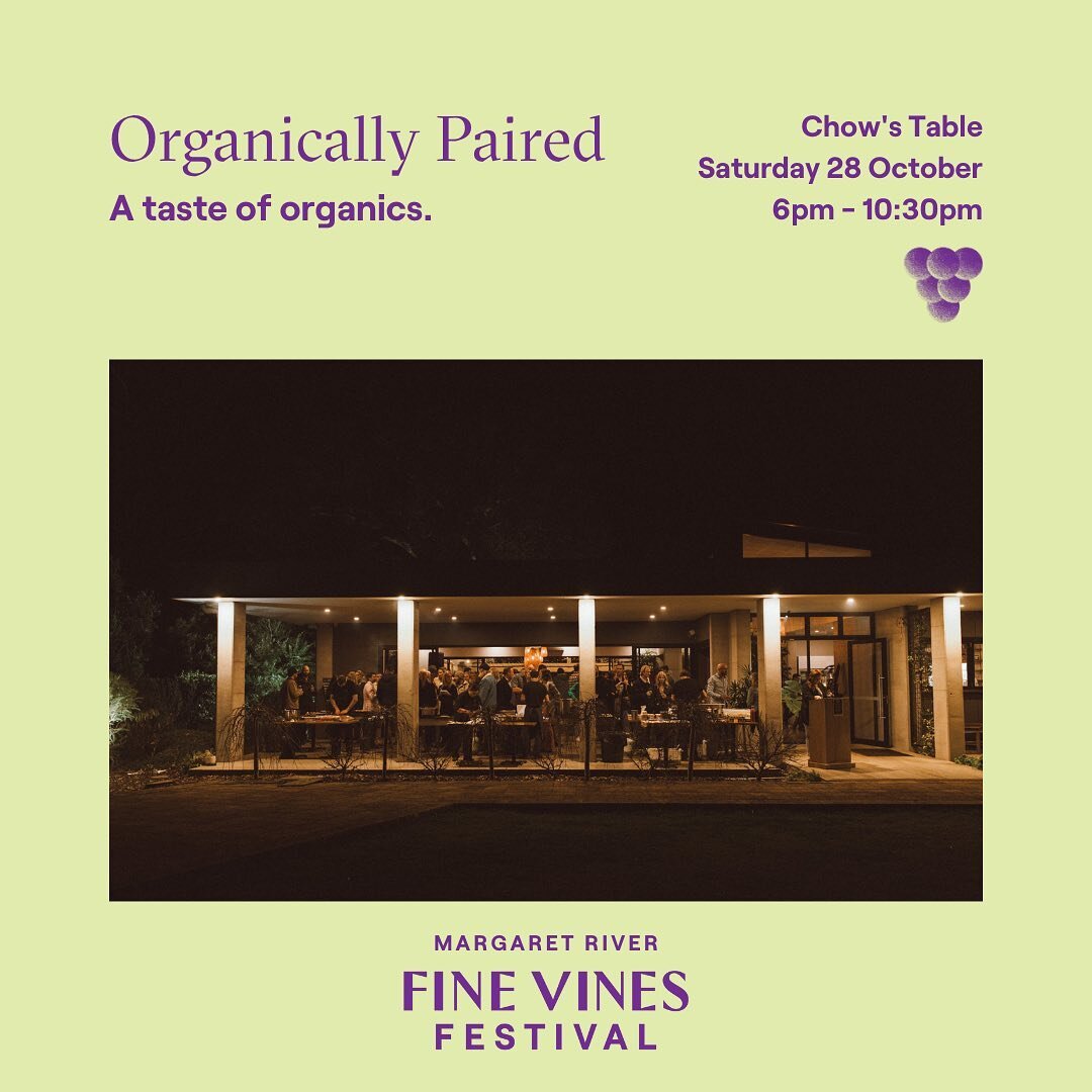 Head to our place for a celebration of the finest organically grown and made produce from the South West as part of @finevinesfest . 

Four certified organic wine producers and their head winemakers; @houseofcardswine - Travis Wray, @mchenryhohnen - 