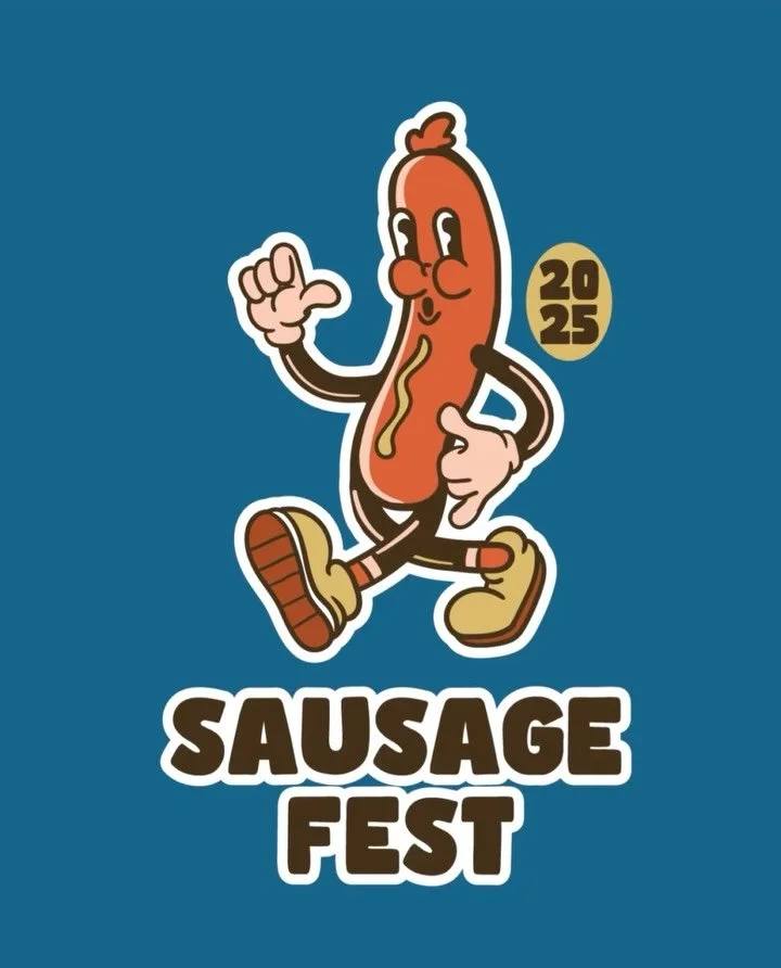SAUSAGE FEST 2025 on the lawn at @chowstable 

Because who doesn&rsquo;t love a snagga?

We&rsquo;re firing up the grills and turning up the flavour! Join us for a sizzling celebration of all things sausage, featuring:

🌭 4 Chefs. 4 Gourmet Snags. E