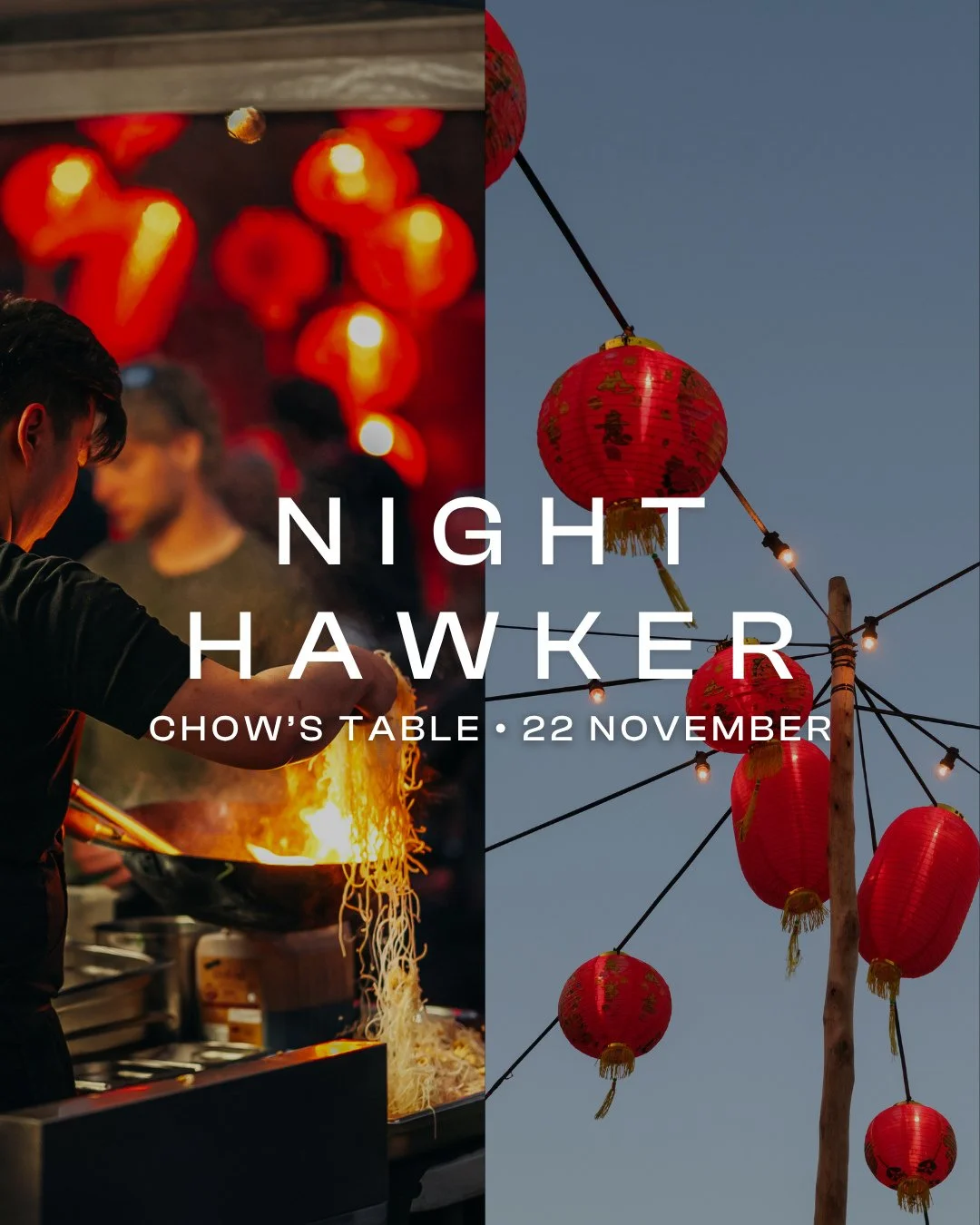 We can&rsquo;t wait to welcome you to a night when Hong Kong meets Margaret River.⁠
⁠
Prepare for the ultimate Night Hawker experience this weekend as three masters of modern Asian cuisine unite:⁠
Mal Chow ⁠
Victor Liong @smokeystevenson⁠
Archan Chan