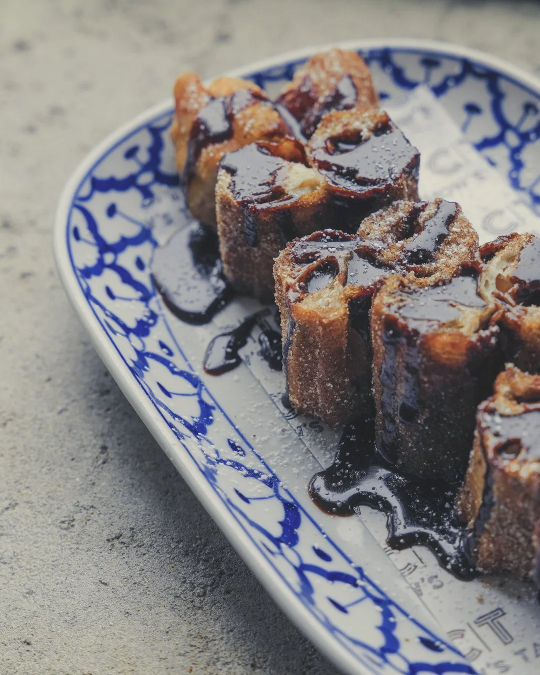 Meet your new favourite finish: fried Chinese donut, dusted in five-spice sugar and made for dunking in warm chocolate sauce. ⁠
⁠
Simple. Crunchy. Impossible to share and the perfect way to wrap up your lunch.⁠
⁠
Find it on our &agrave; la carte menu