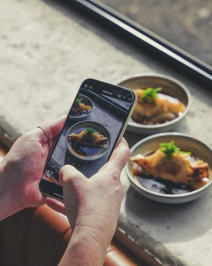So good you&rsquo;ll have to take a picture. ⁠
⁠
Our large pan-fried pork &amp; chive dumplings with black vinegar chilli never miss. ⁠
⁠
Crispy bottoms, juicy centres, big flavour.⁠
⁠
#chowstable #dumplings #panfrieddumplings #porkandchive #blackvin