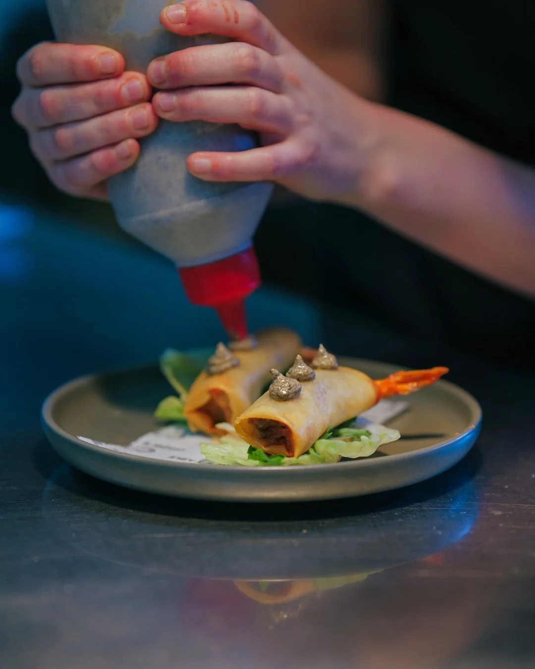 Crunchy, bold and a little bit addictive. ⁠
⁠
Our Chong Qing lamb + prawn sang choy bao will be your new favourite, wrapped in crisp lettuce with pickles and a silky Xin Jiang emulsion for balance.⁠
⁠
One is never enough, luckily, you don&rsquo;t hav