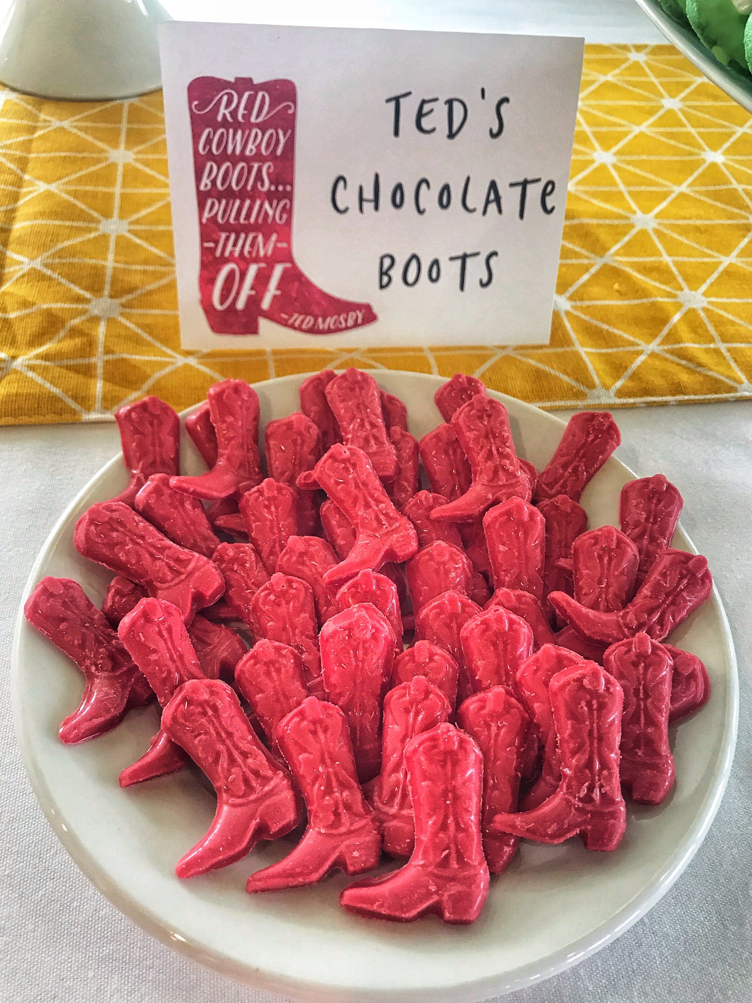 Ted's Red Cowboy Boots