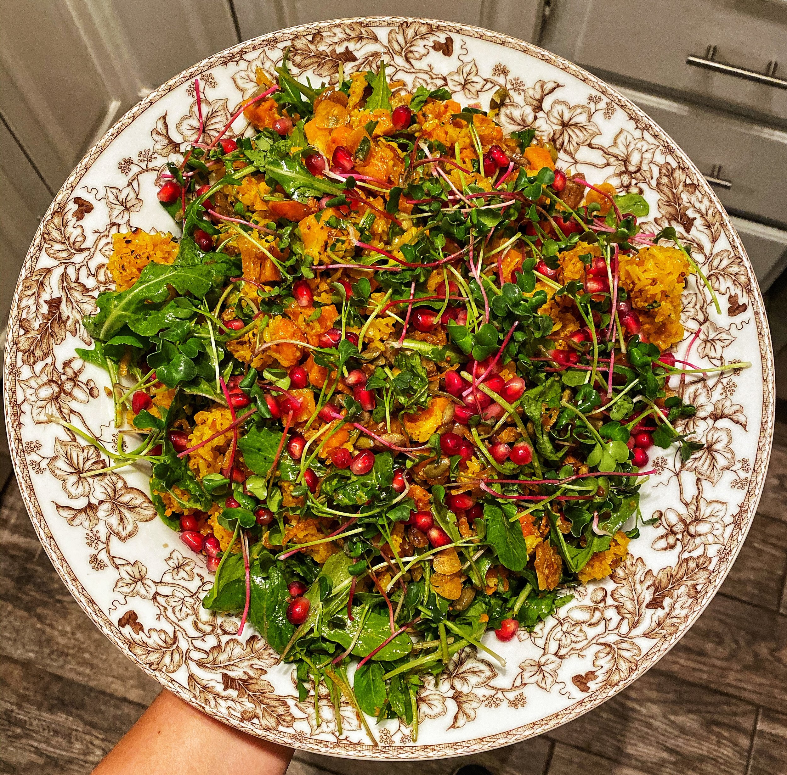 Fall Crispy Rice Salad