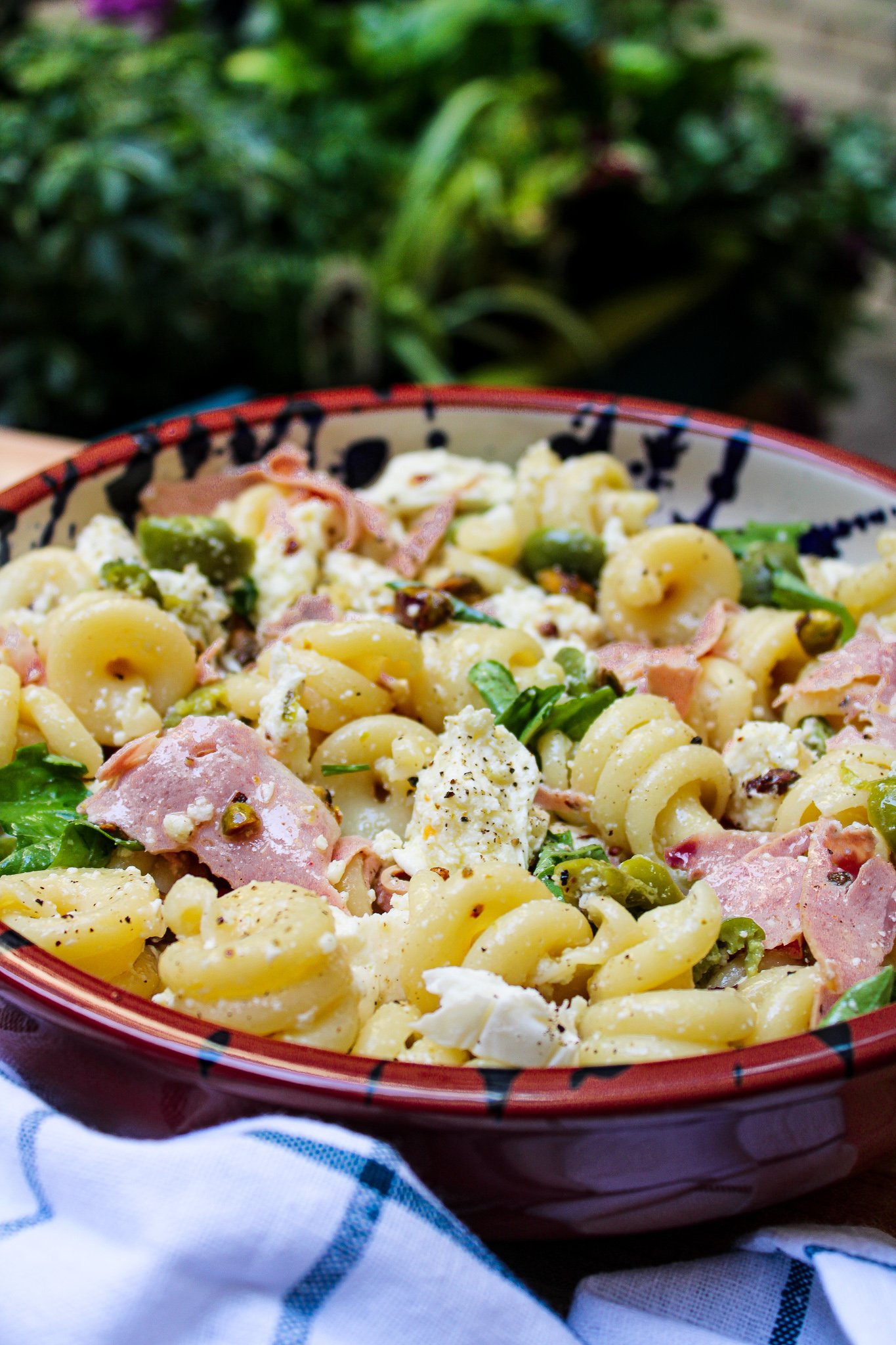 Mortadella Pasta Salad