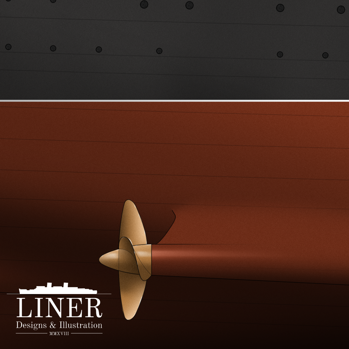 One of the Queen’s immense 20’ propellers that helped her capture the Blue Riband and gain dominance of the Atlantic.