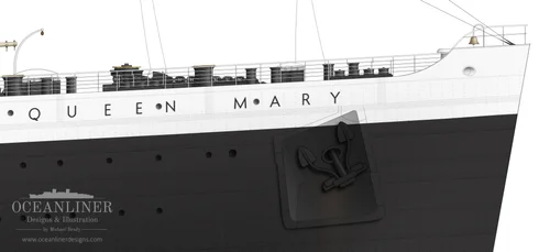 Queen Mary 1936 — Oceanliner Designs &amp; Illustration