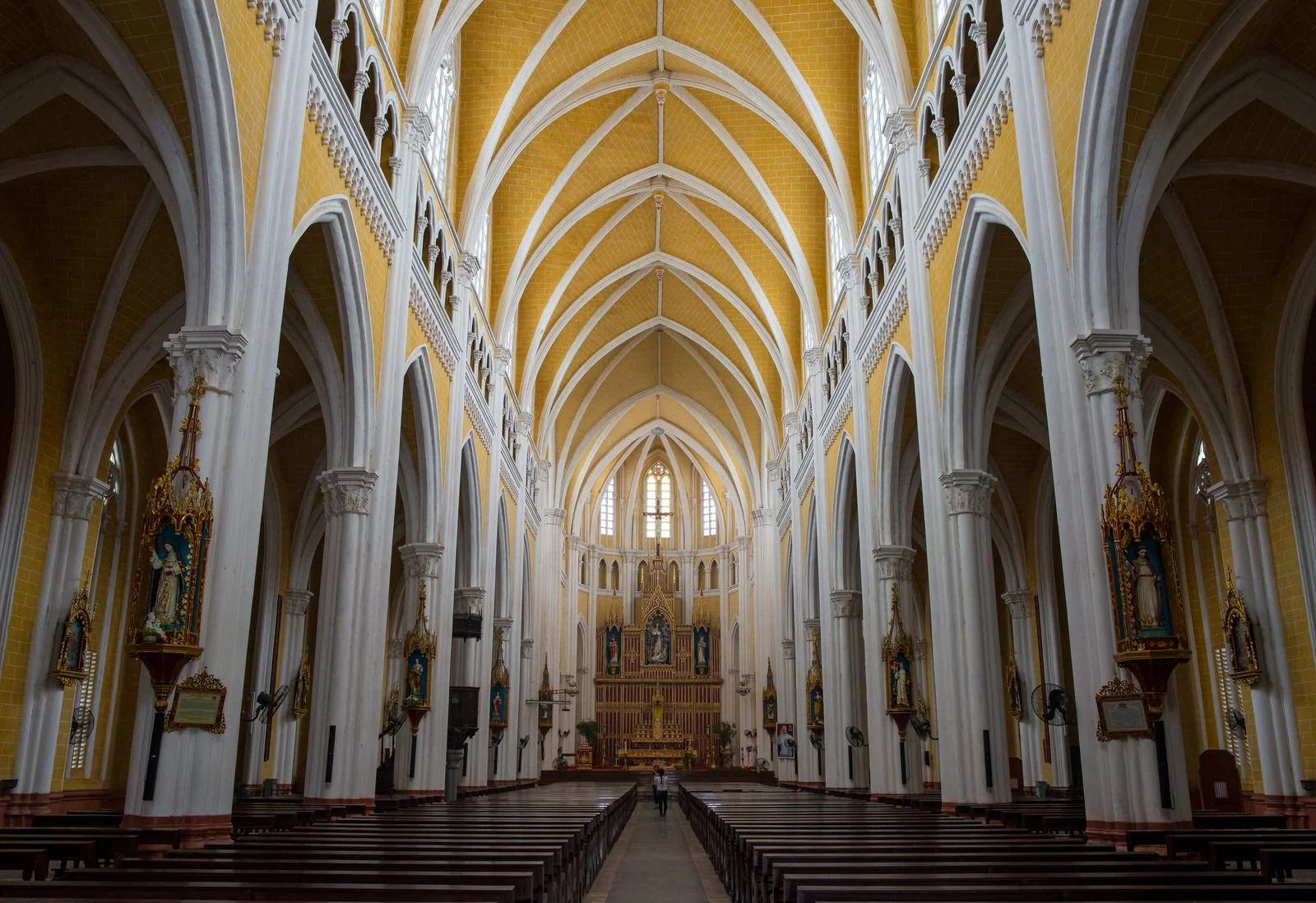 Basilica of Immaculate Conception Cathedral, Phu Nhai in Nam Dinh, Vietnam