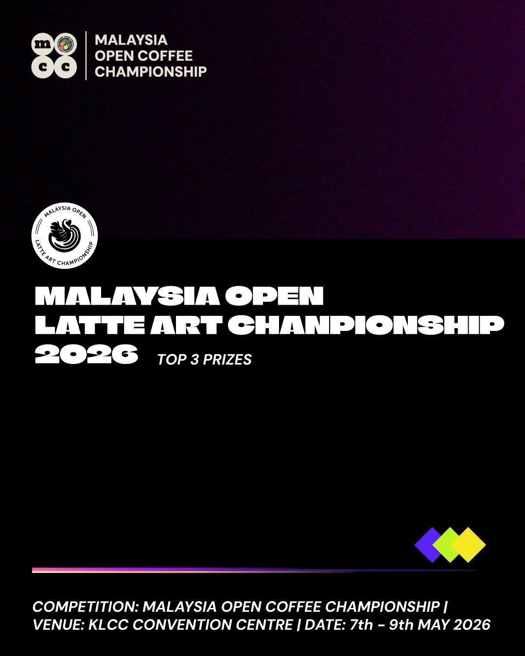 MOLAC Prize Announcement

🏆🥛 The Malaysia Open Latte Art Championship (MOLAC) 2026 prize pool is officially announced!

Big thanks to our prize sponsors
✨ @panaxy_global_ 
✨ @digitizefluid 
✨ @kara_malaysia 

for supporting our latte art community 