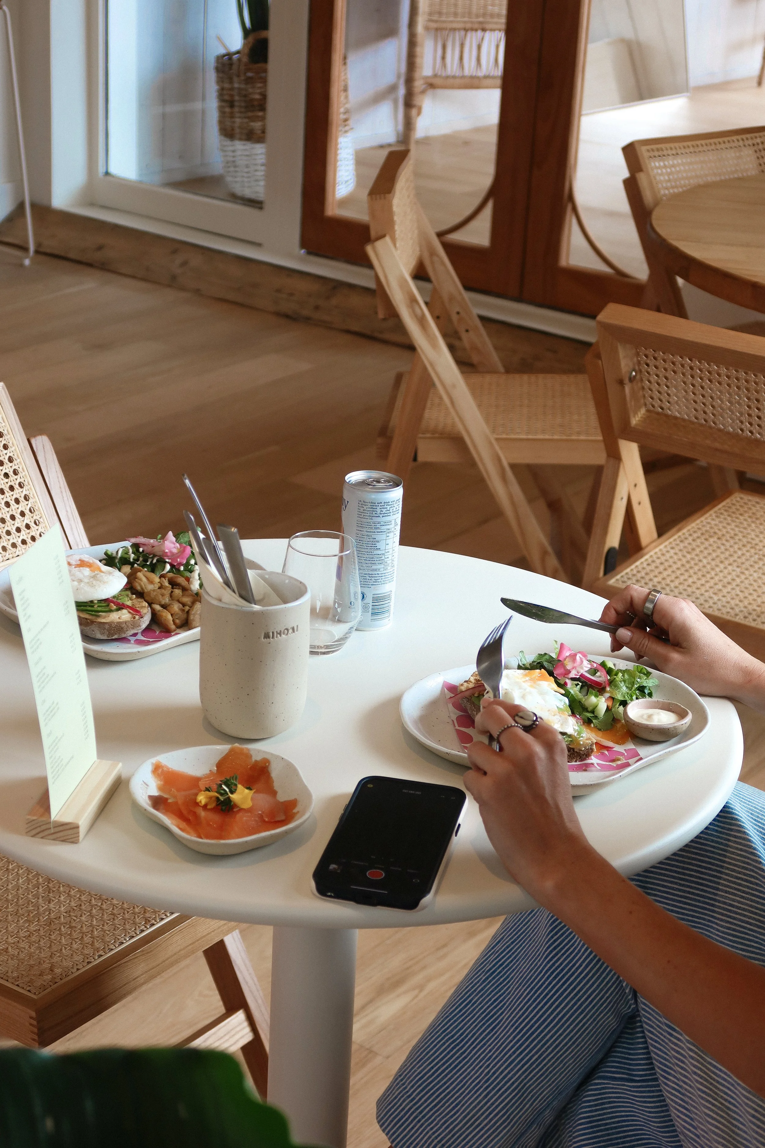 Gezonde lunch in cowork en meeting space bij mihomi