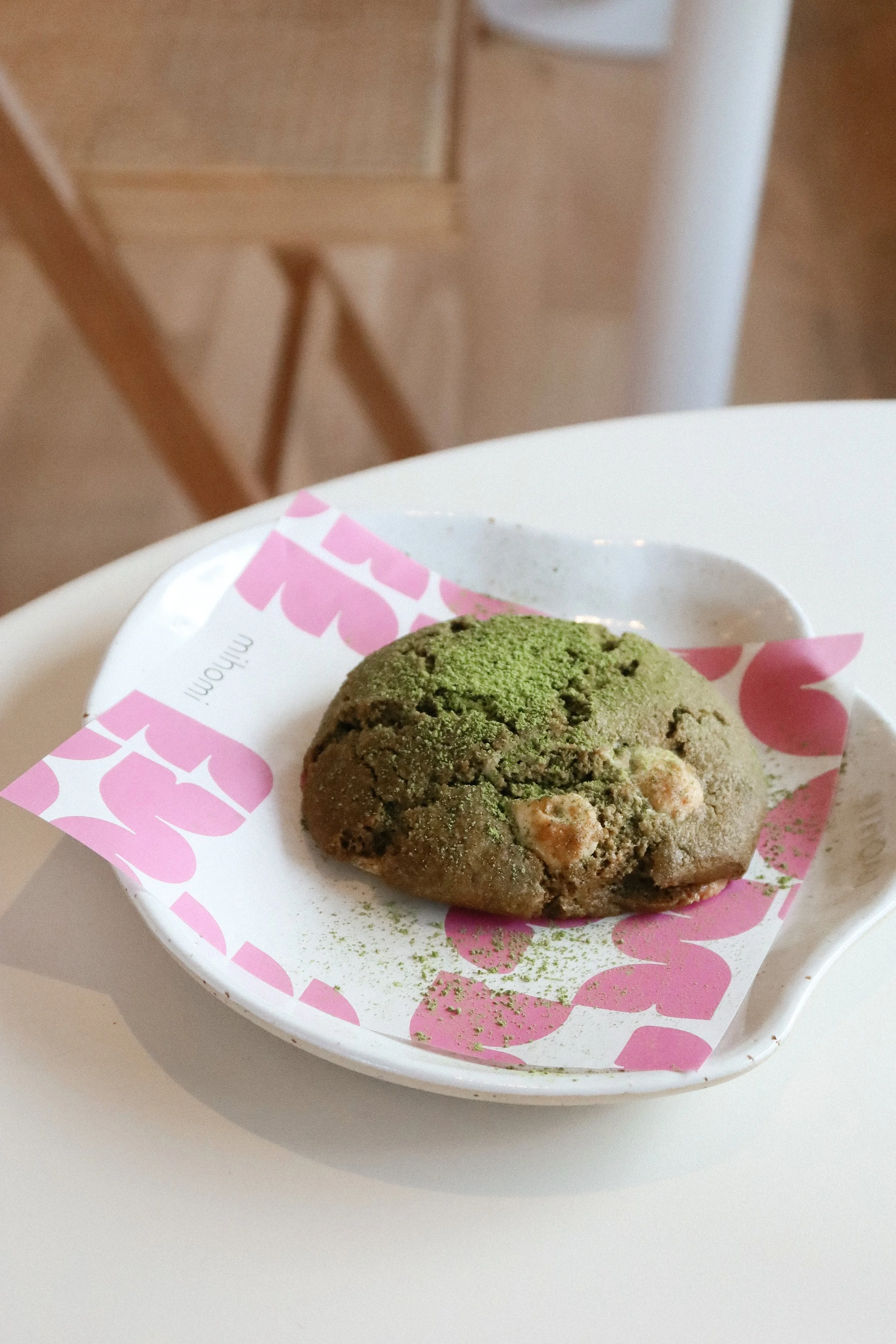 Vegan en glutenvrije matcha sweet bij mihomi