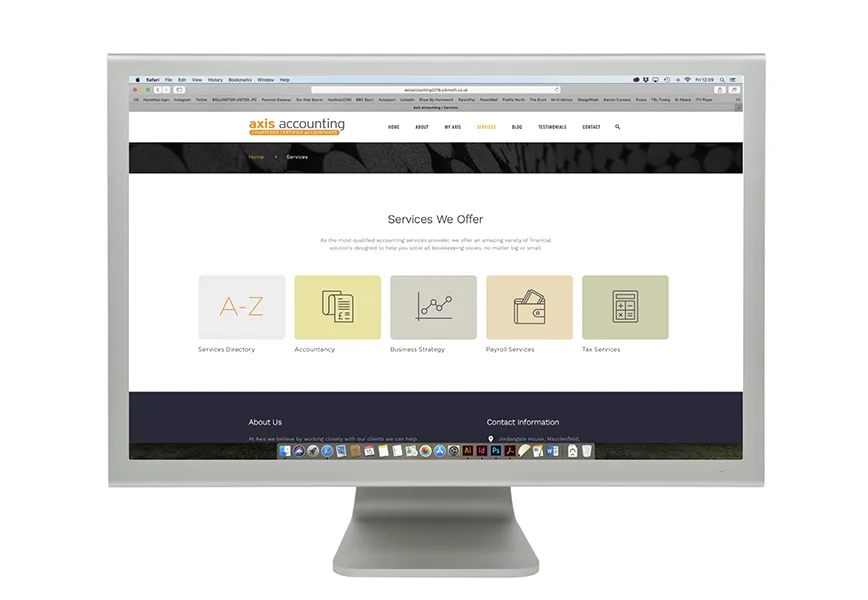 Icon development for Axis Accountancy
