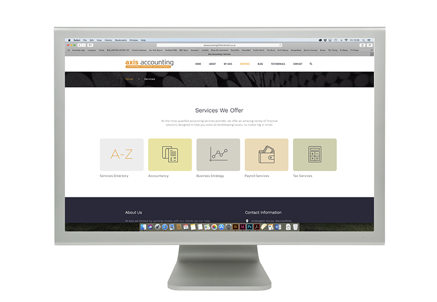 Icon development for Axis Accountancy