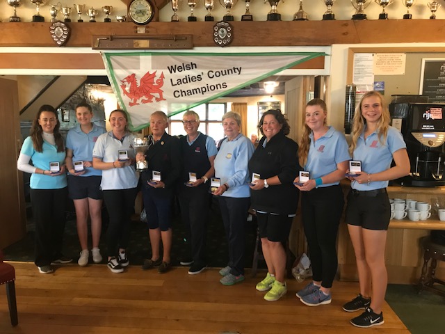 Monmouthshire, who beat Caernarfonshire & Anglesey to be crowned Welsh Ladies County Champions.