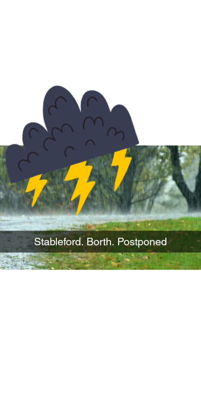 Stableford at Borth tomorrow, 18 June is Postponed