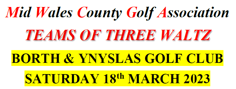 Start Sheet for Waltz at Borth