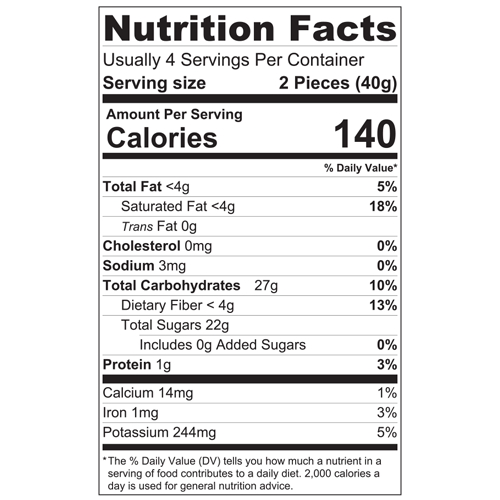 Date Truffles Coconut_150g_Nutrition Facts.png