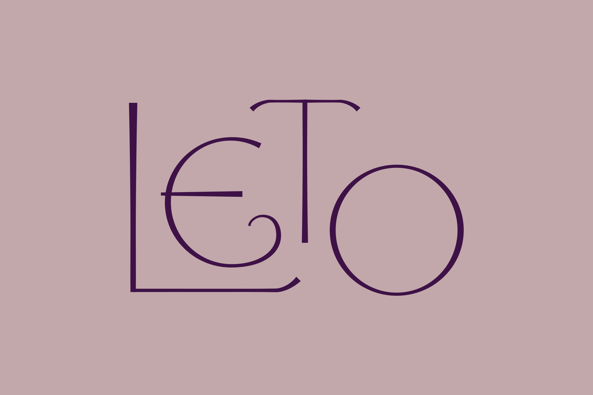 This logo, using original typography, was inspired by the decorative type of the Victorian era.