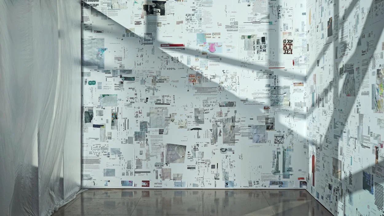 erica scourti, 'spill sections'