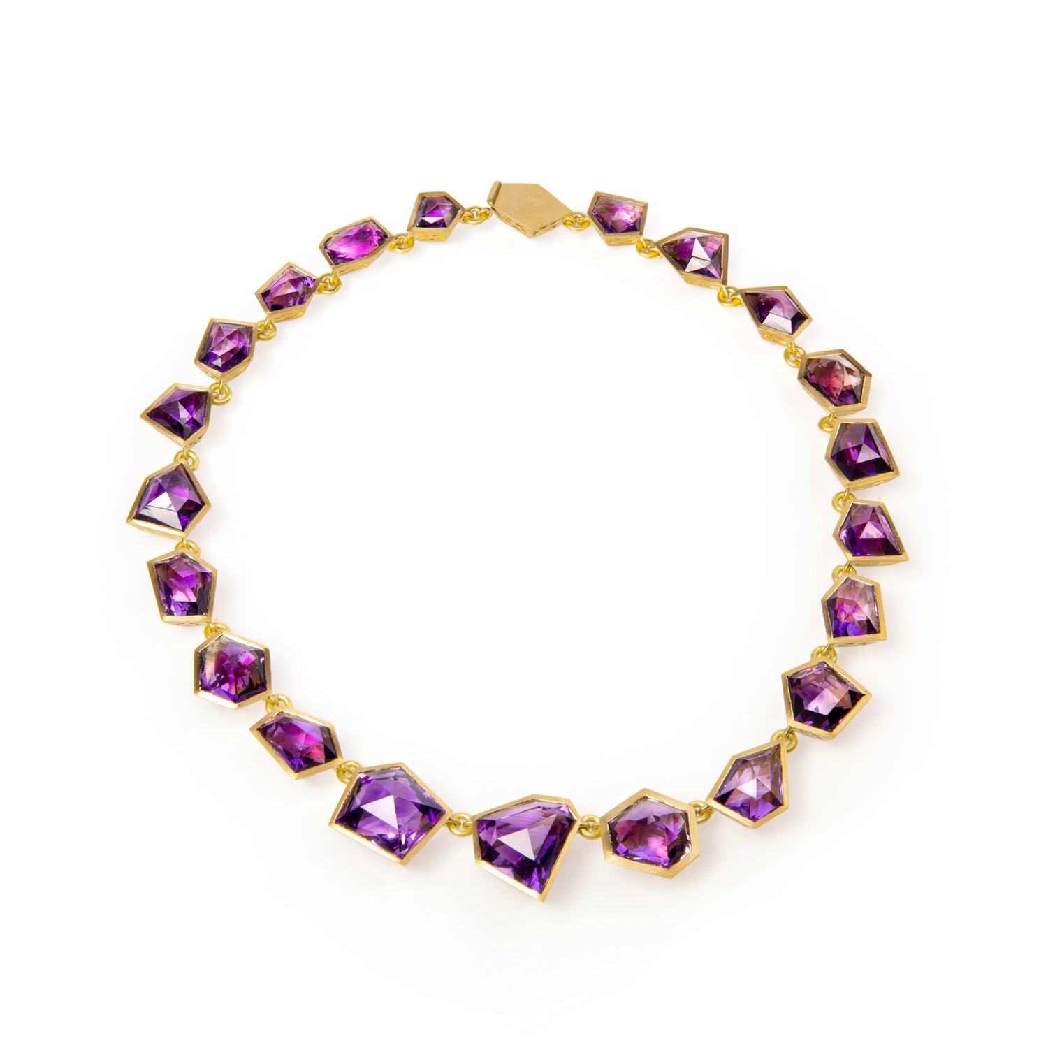 Amethyst statement necklace jewels london
