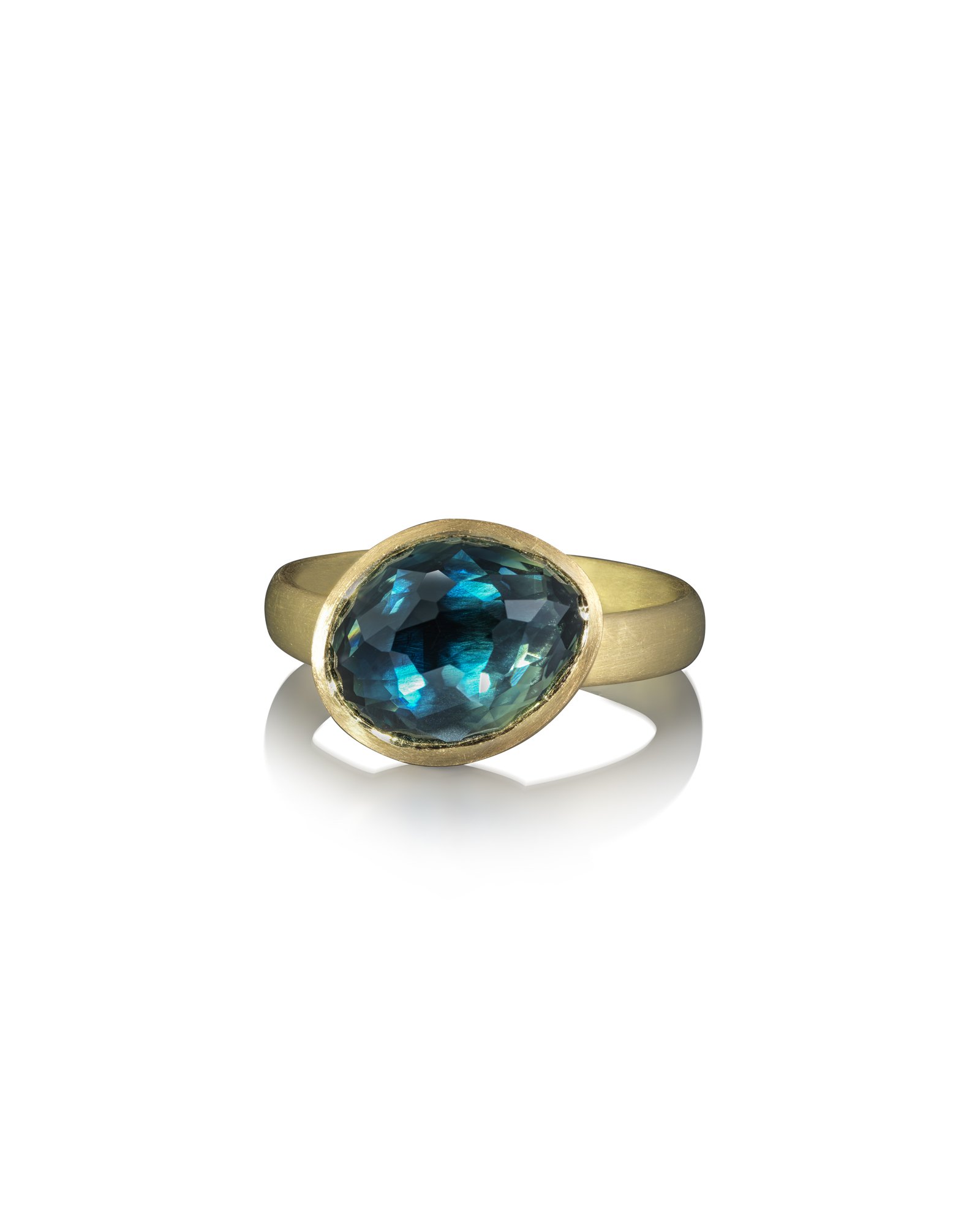 Parti Sapphire Pebble Ring