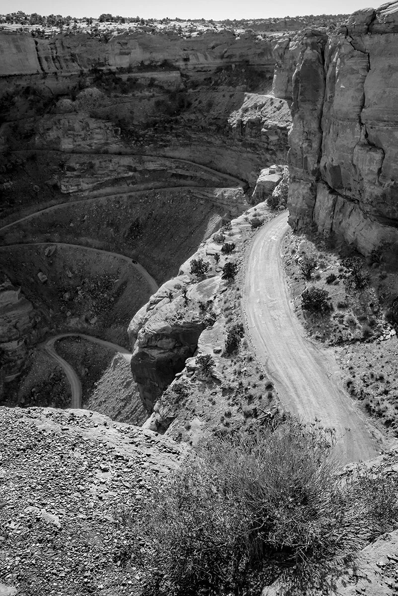  Shafer Trail (off-road track), Canyonlands, Utah (October 2020)  