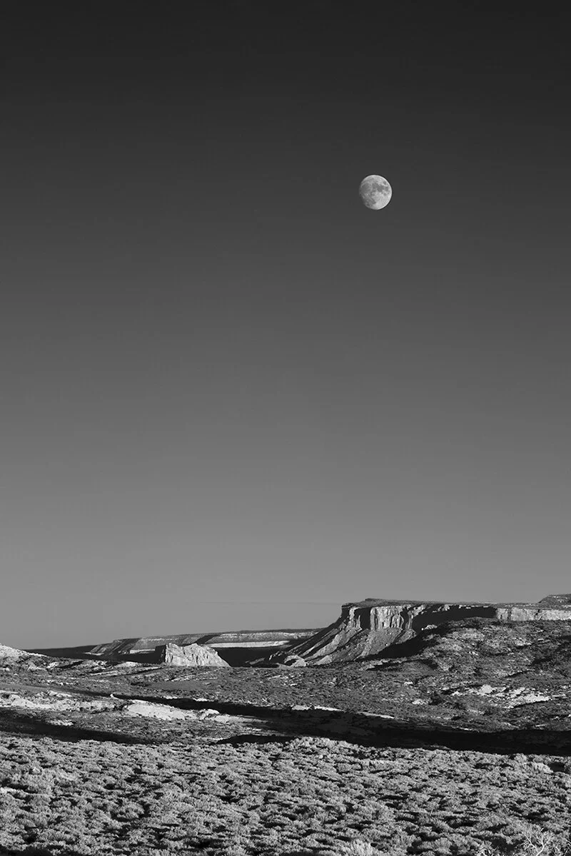   Evening moonrise, Arches National Park, Utah (October 2020)  