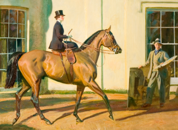 My Wife, My Horse, Myself. © 'The Estate of Sir Alfred Munnings'