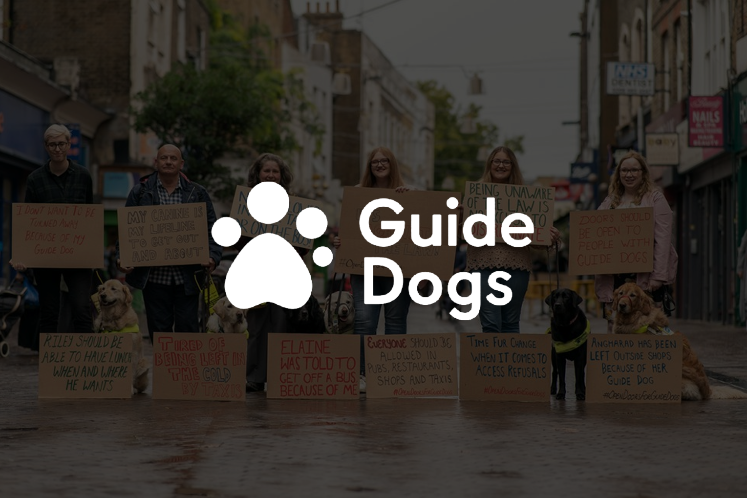 OPENING DOORS FOR GUIDE DOGS AND THEIR OWNERS