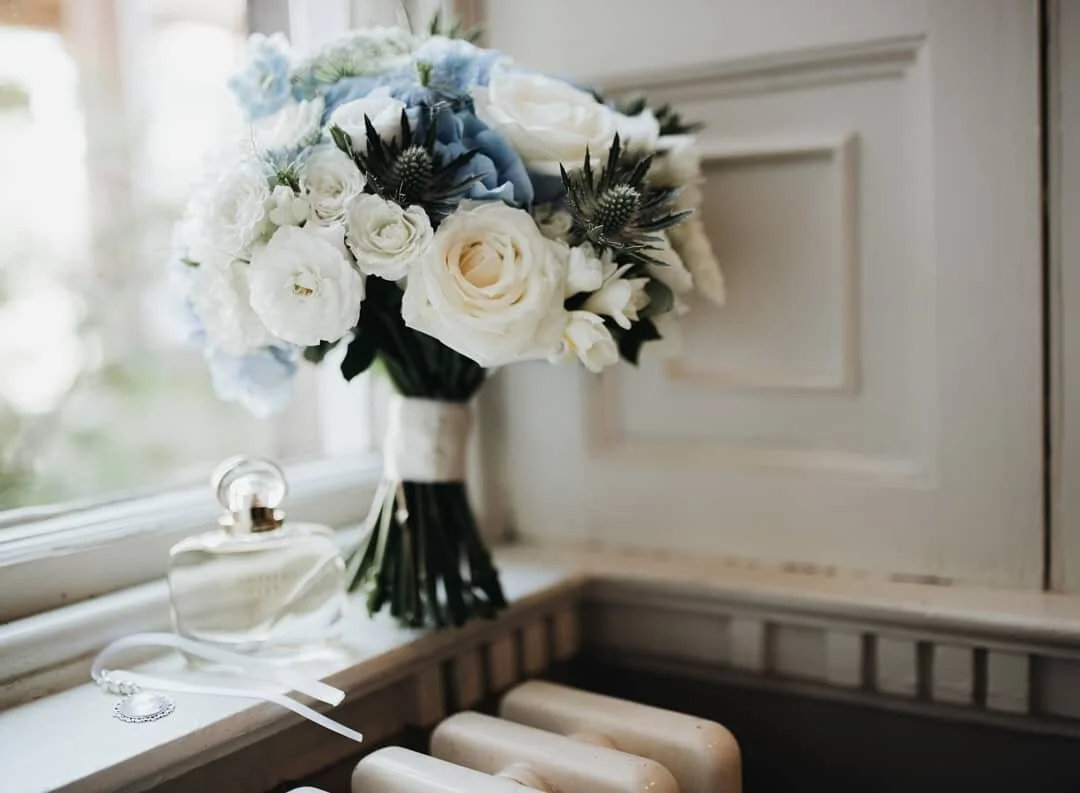 White &amp; Powder Blue
