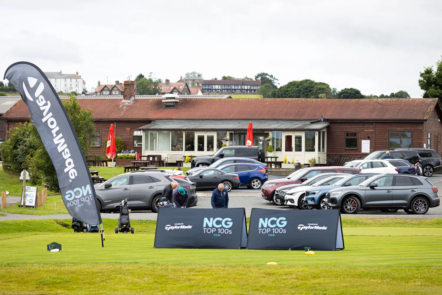 The clubhouse at Dunstanburgh Castle Golf Course