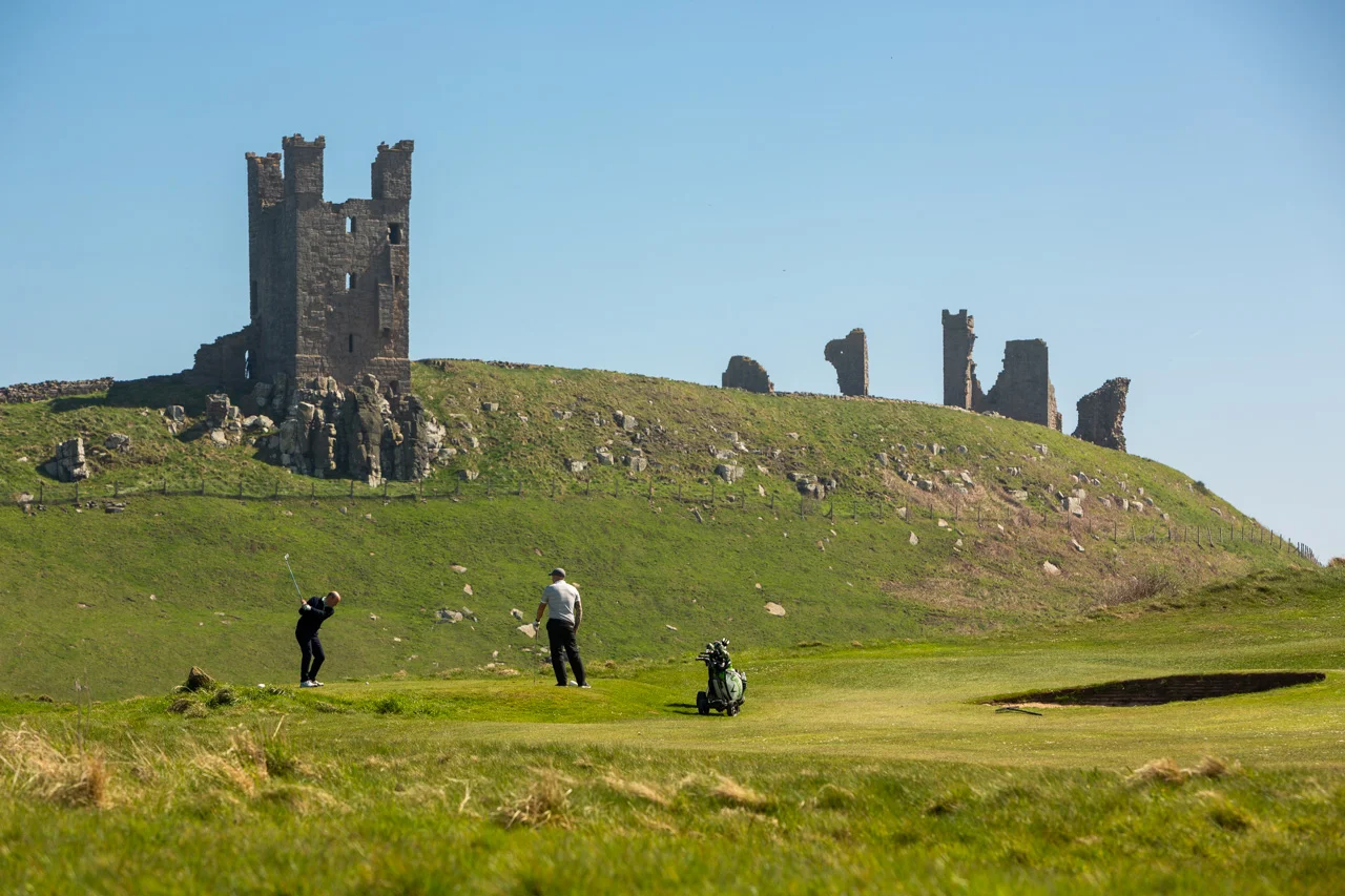 13th Tee Shot - Dunstanburgh Castle Golf Course