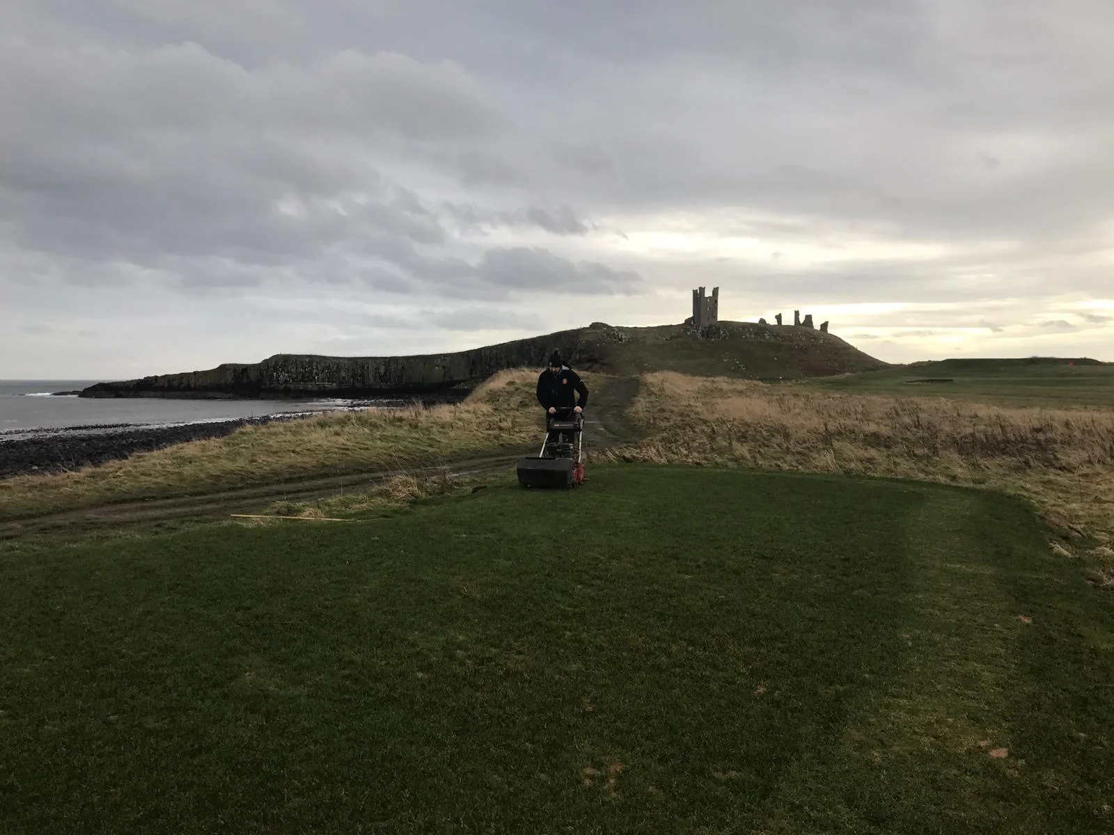 The new 11th medal receiving its first cut, we are pushing for this tee to be in play for the Texas Scramble in March but it will all depend upon the weather behaving itself.