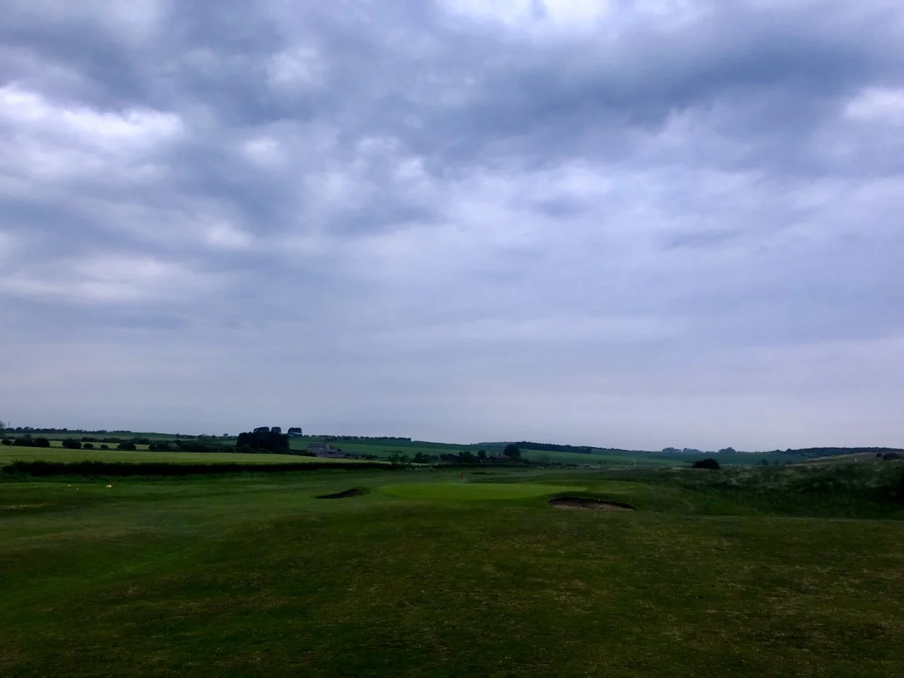 Although the fairways aren’t where we need them, the recovery has been great in some areas of the golf course. Here above is a picture of our 17th approach to the green taken 8th of June this year, below is the same picture taken 8th of May last year, pretty much everything is dead with still a summer of scorching heat to go! 13 months & the hottest summer on were looking slightly different. Although its not perfect out on 17 its certainly better than it was.