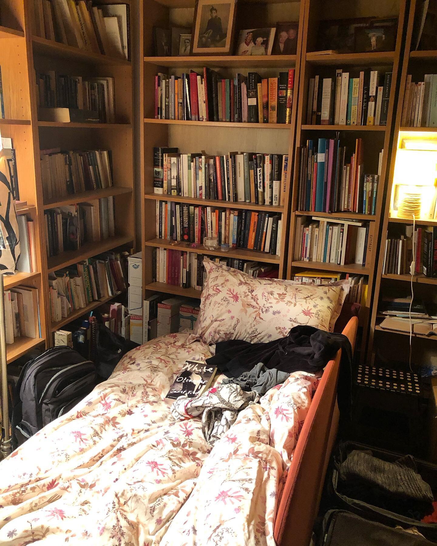 Visiting my parents in #montpellier in the south of #france and sleeping in my mother&rsquo;s study and it&rsquo;s perfect.