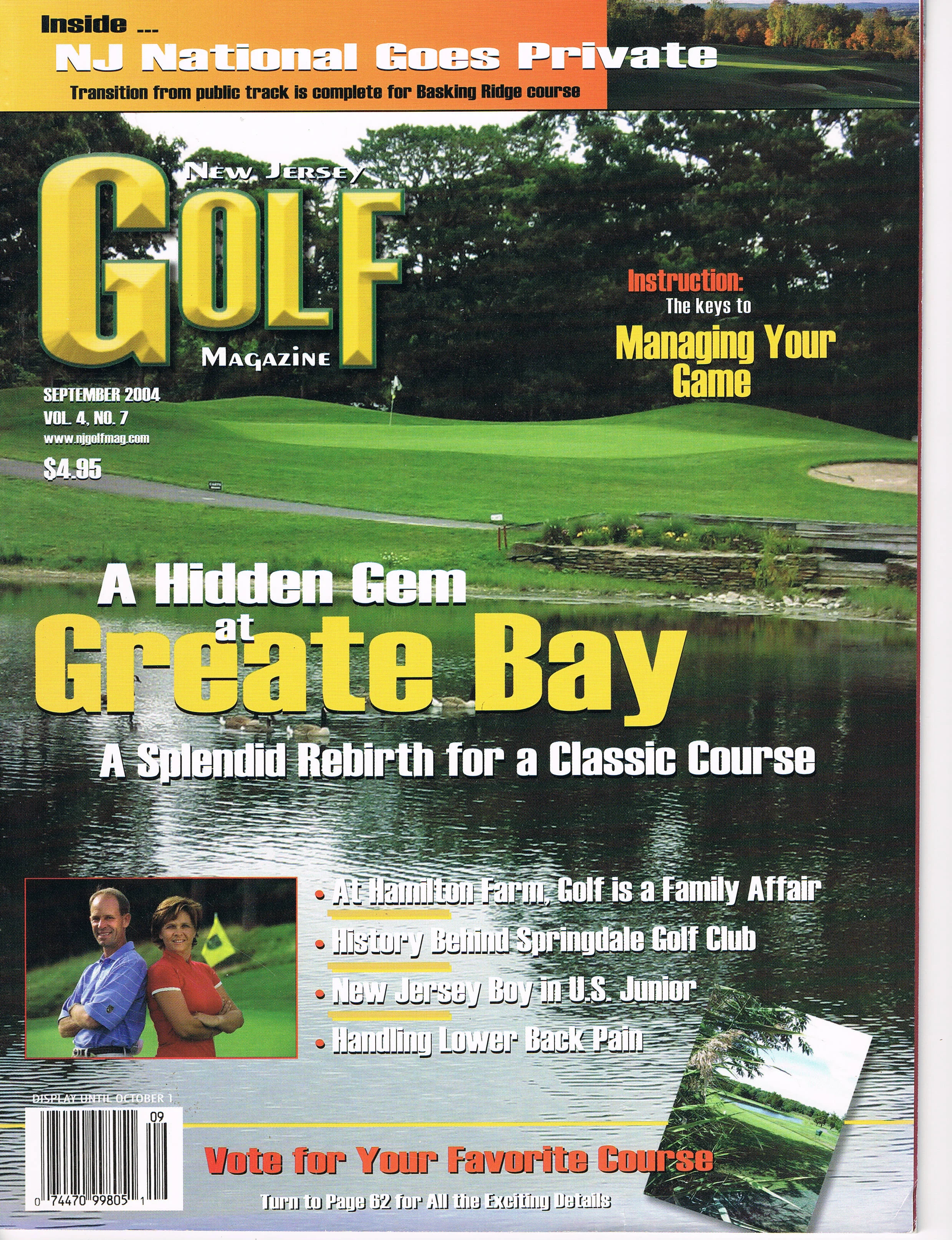 New Jersey Golf Magazine - Sept. 2004