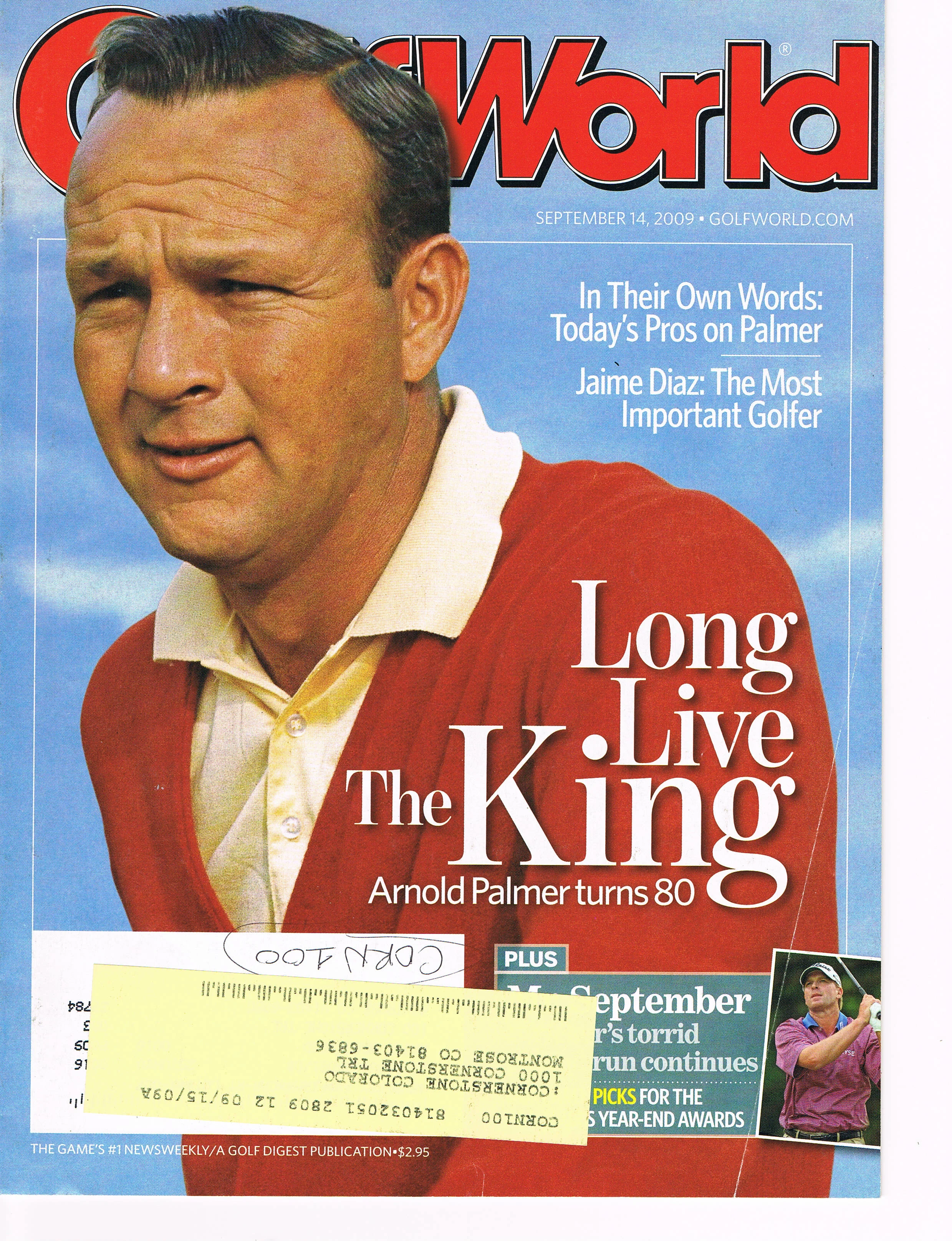 Golf World - Sept. 2009
